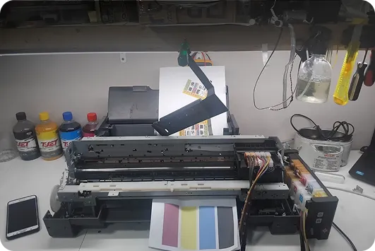 Impressora jato de tinta