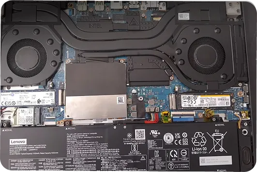 Limpeza interna preventiva de notebook